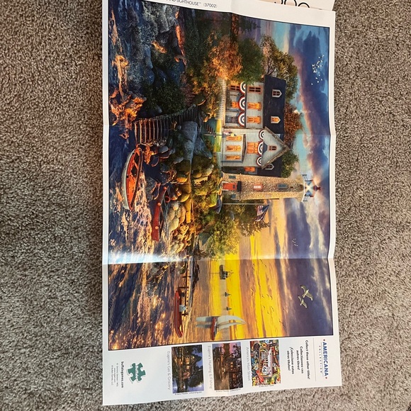 500 Piece Puzzle of a Light House - Picture 3 of 7